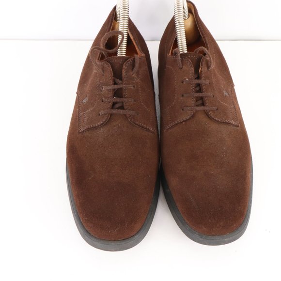 Tod\'s Suede Leather Lace Up Oxfords Dress Shoes 7 main image 7